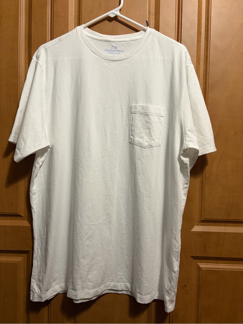 Vineyard Vines Men's White Short-Sleeve Pocket Tee